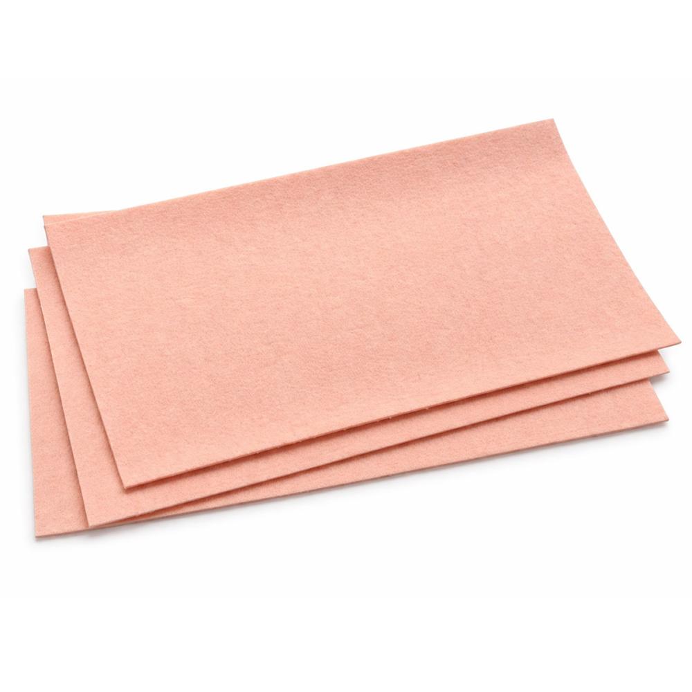 Four Fleecy Web Chiropody Felt sheets stacked flat