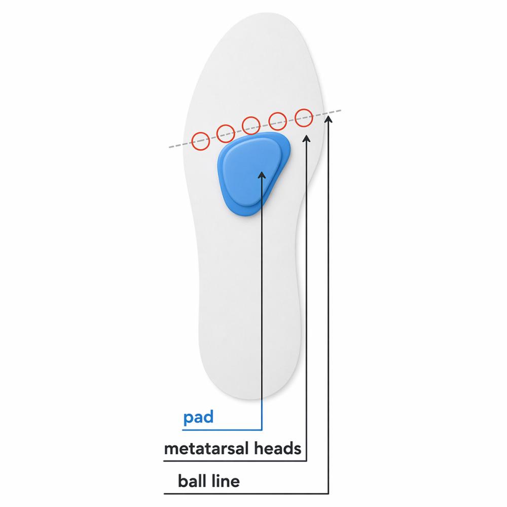 Metatarsal Pad Position 2