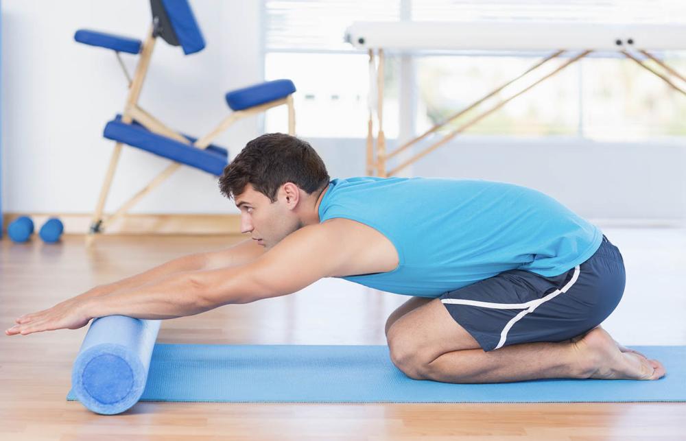 Foam Roller in the Gym