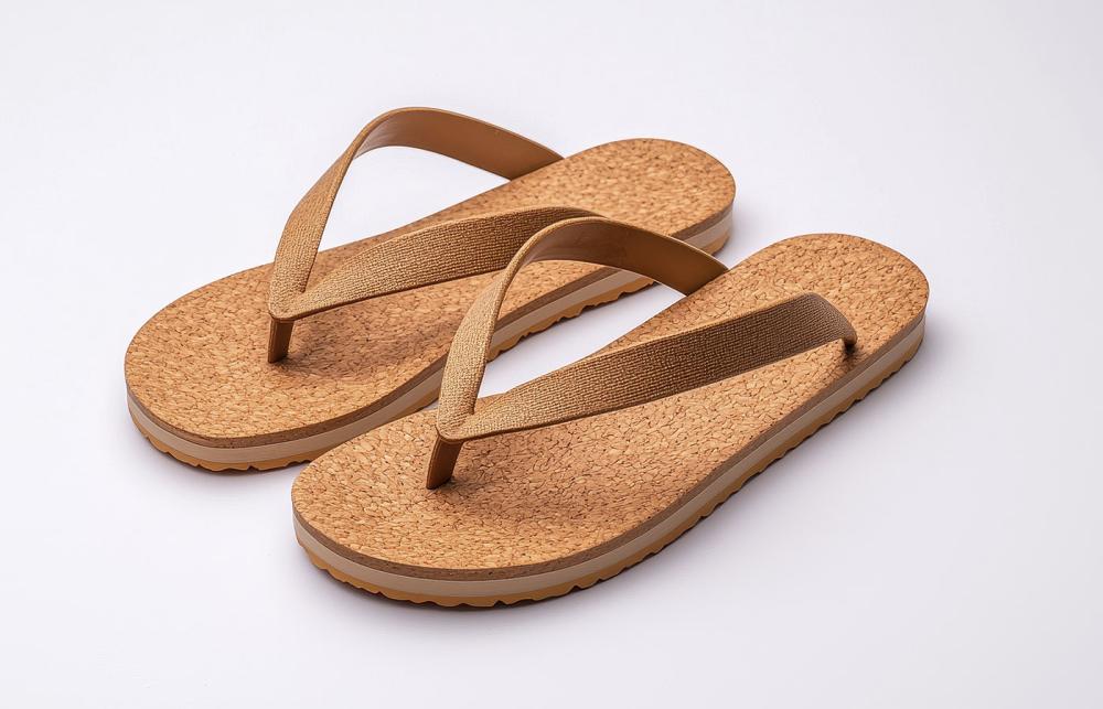 Cork shoe lining