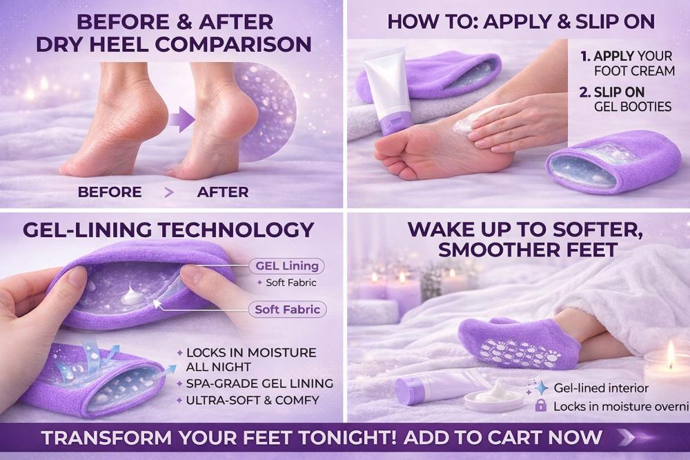 How to use our gel socks