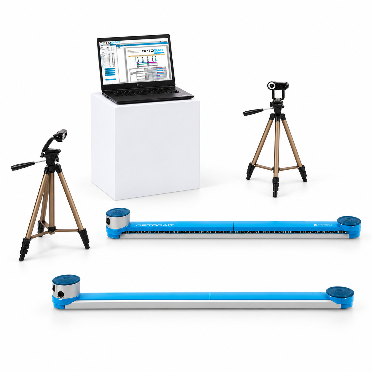 OptoGait gait analysis equipment alongside treadmill