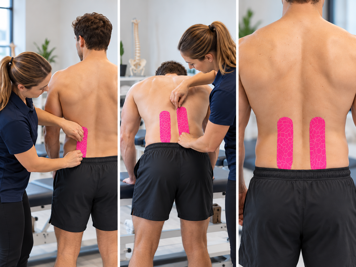 Kinesiology tape - H Method