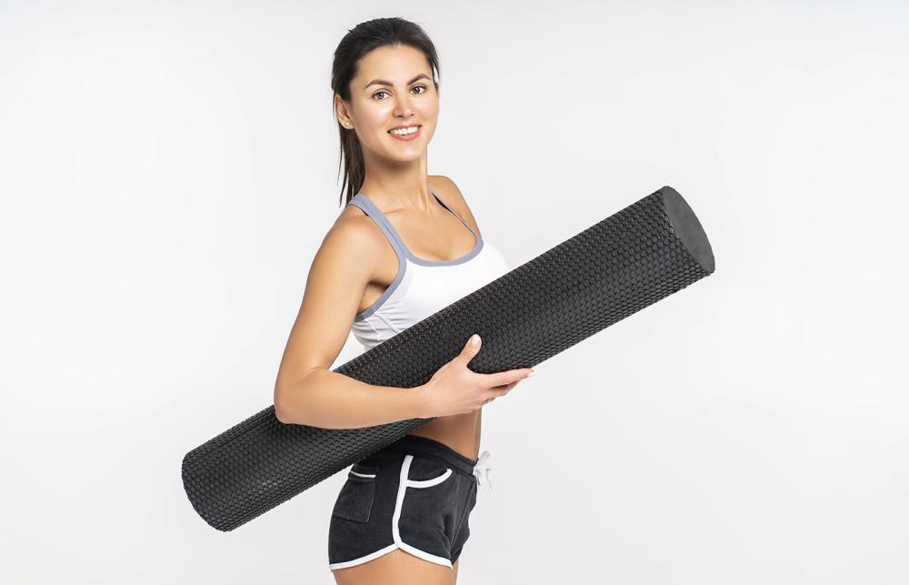 Physioworx gym foam rollers for back mobility, Pilates and rehabilitation exercises