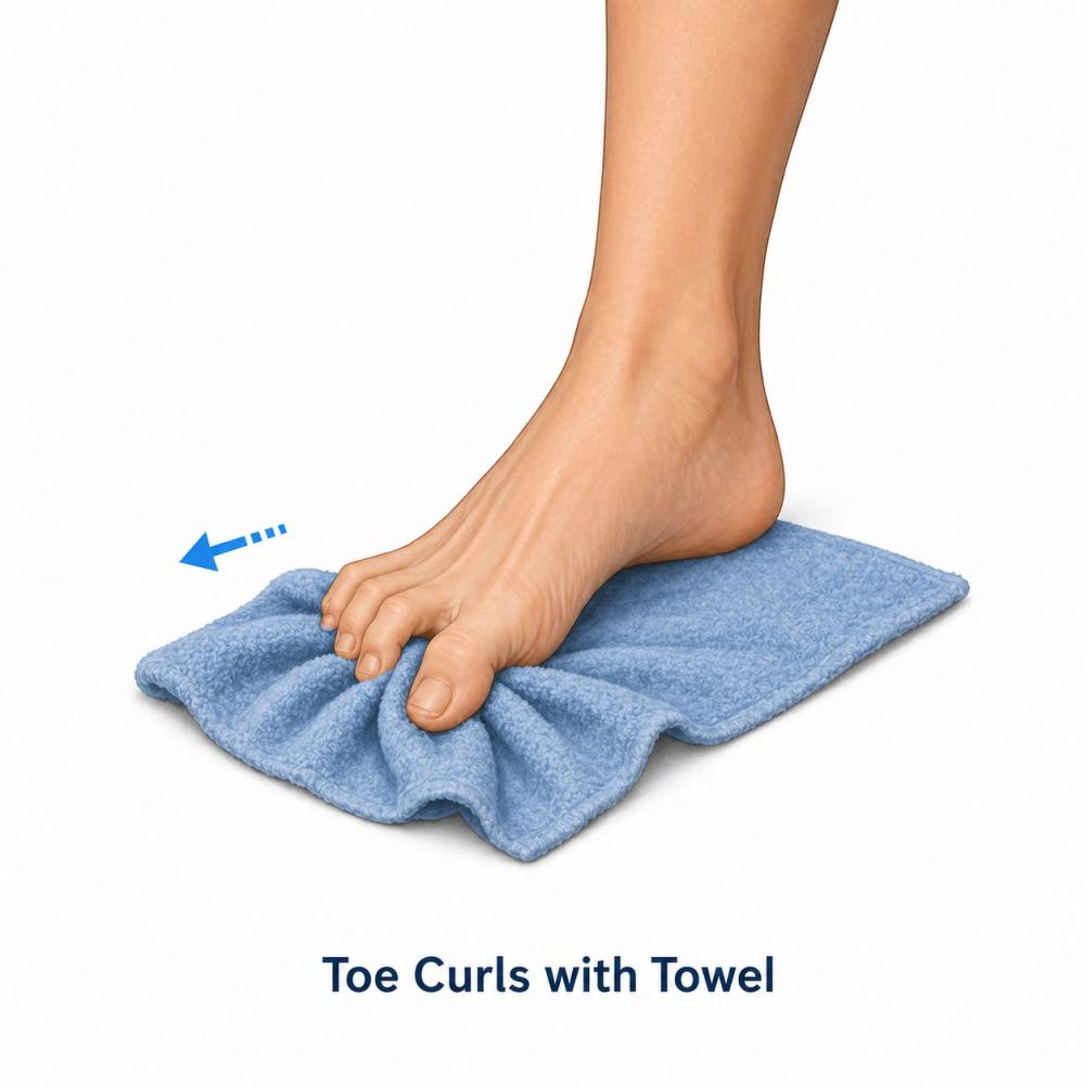 Toe Curls with Towel
