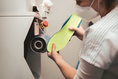 EVA Insole being modified