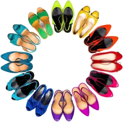 Shoes That have Been Dyed