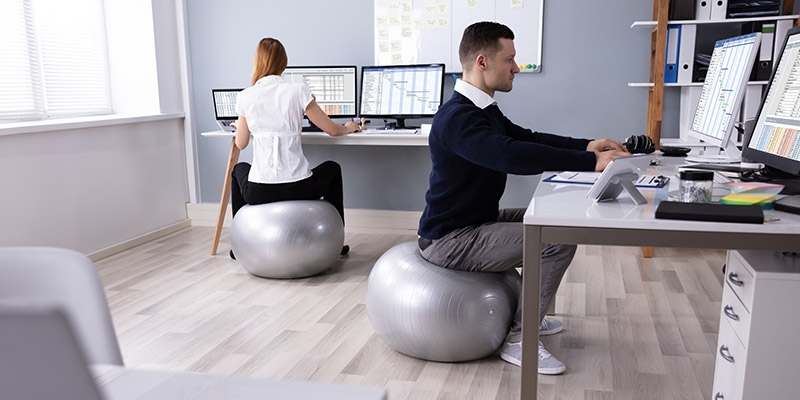Exercise Ball Office Seat