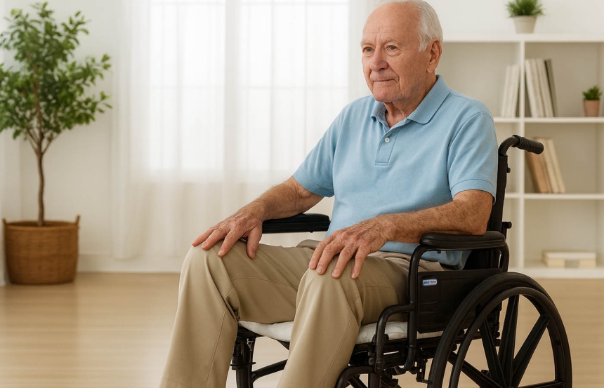 Preventing Pressure Sores on the Buttocks With Cushion