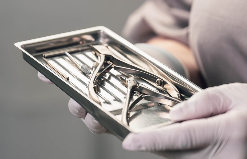 Podiatry Instruments Tray