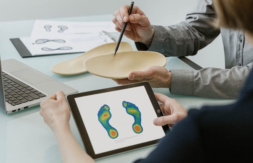3D Insoles being designed