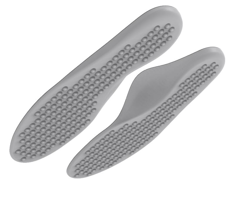 Interpod Soft PU Orthotic Insoles Reversed 