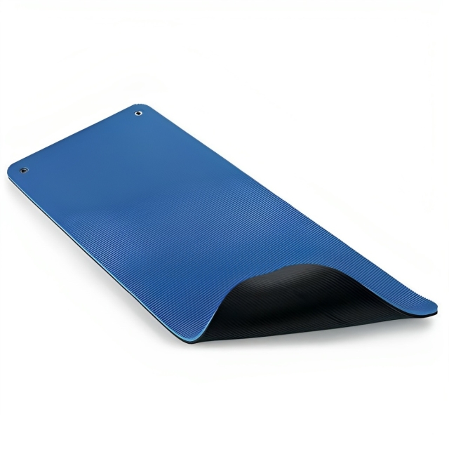 Blue and Black Exercise Mats 
