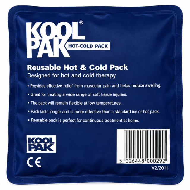 Koolpak Reusable Hot and Cold Pack - 13cm x 14cm