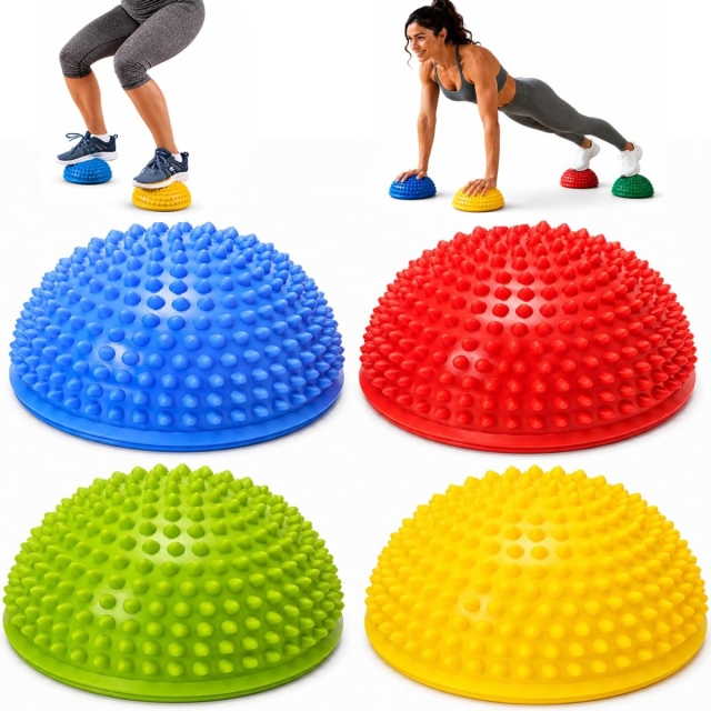 Physioworx - Balance Domes - Pack of 4 colours - Sensory Use or Exercise