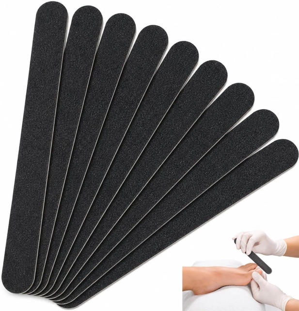 Double Sided Podiatry Foot File - 10 Pack - Professional Use