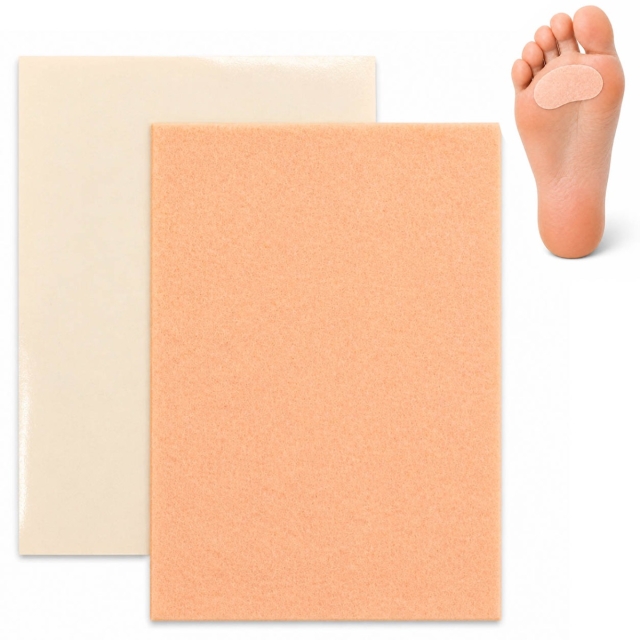 Fleecy Web Chiropody Felt - 2 Sheets - 22cm x 10cm