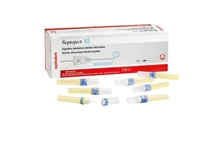 Septoject XL. Long hypodermic sterile single use needles - detail