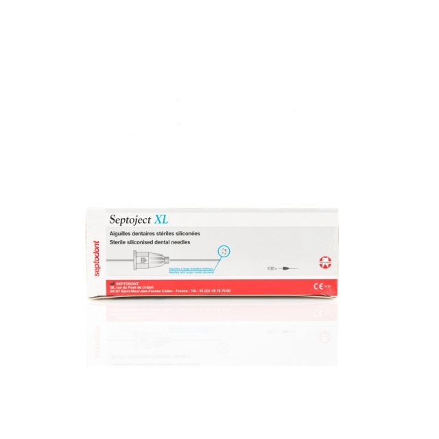 Septoject XL. Long hypodermic sterile single use needles
