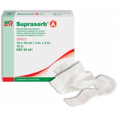 Suprasorb A Calcium Alginate Dressing 10cm x 10cm