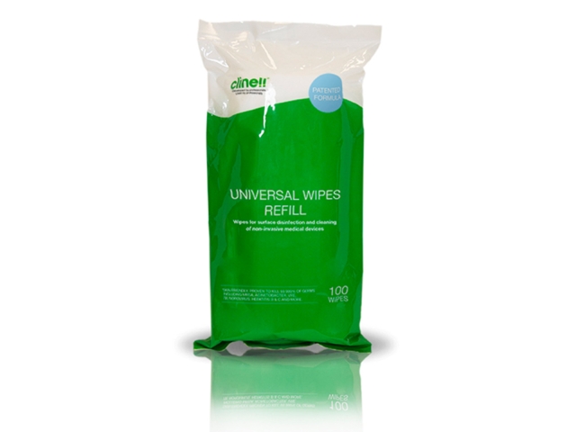 Clinell Universal Sanitising Wipes - Refill for Tubs