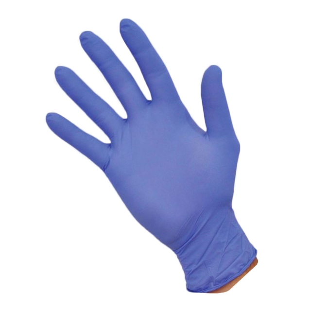 Indigo Nitrile Powder Free Gloves