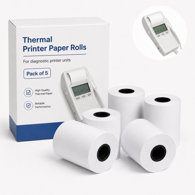 Thermal Printer Paper Rolls for Doppler Machines – Pack of 5