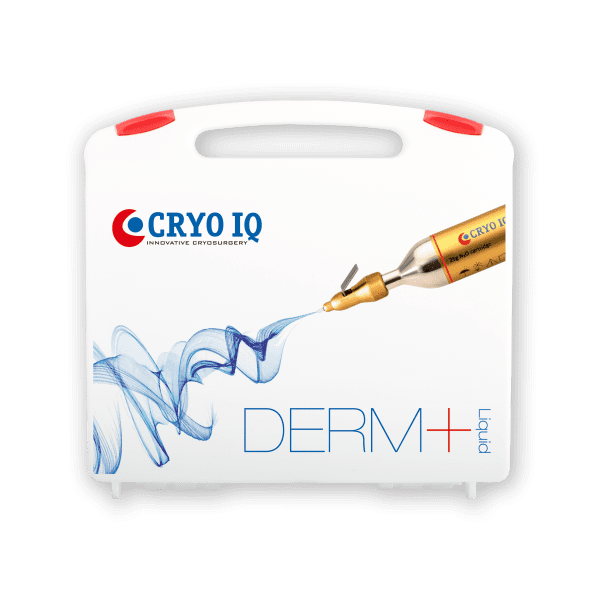 CryoIQ DERM Plus Liquid Freeze Therapy - device, cartridge and case