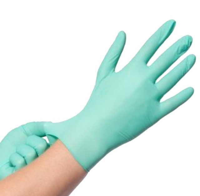 Turquoise Nitrile Powder free Gloves