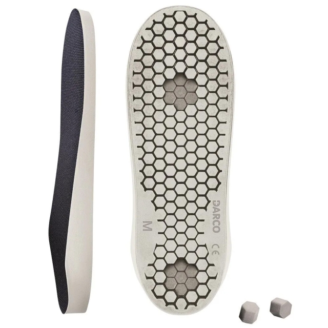 DARCO Peg Contour Universal Insole for Post-Op Shoe (Light Grey)