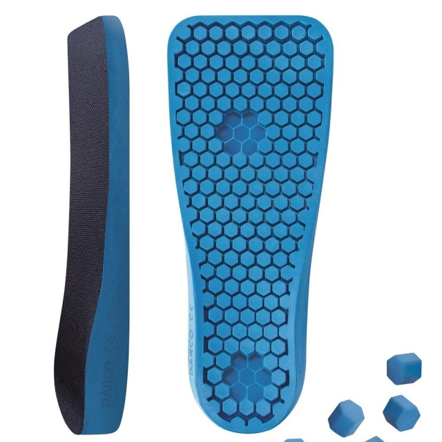 DARCO Peg Contour Universal Insole for Post-Op Shoe (Blue) Square Toe