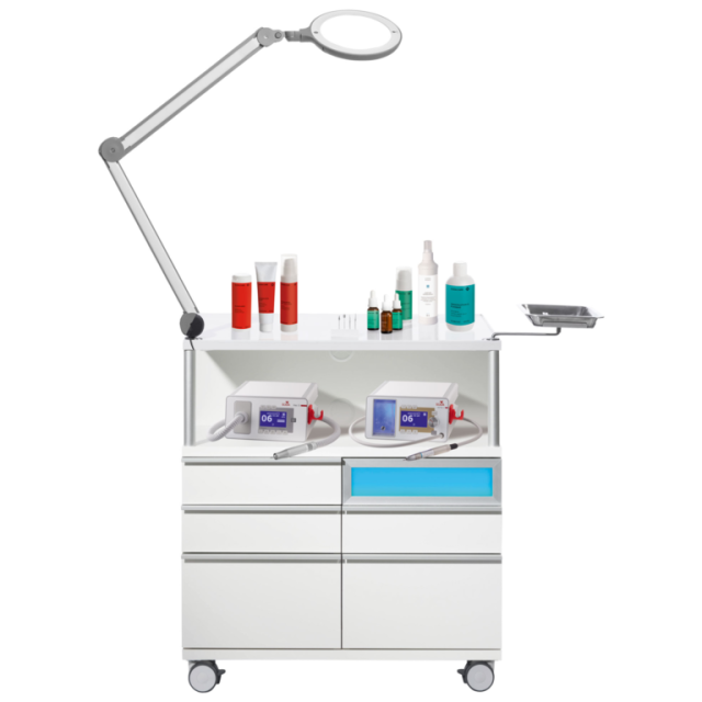 Clinic cabinet Cubus 800, UV drawer + 5 drawers, white