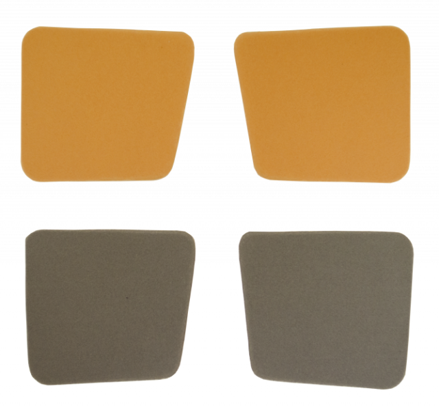 Convex Orthotic Forefoot Posting Wedges