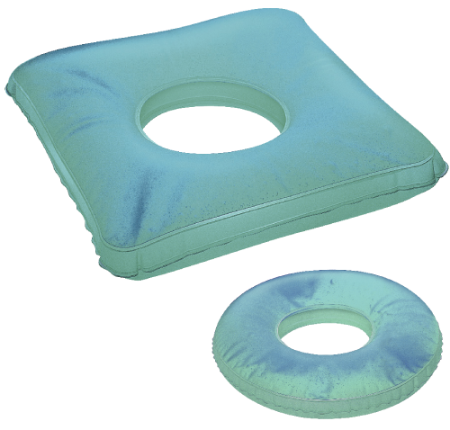 Physioworx Gel air cushion. 45cm. Pressure Relief for the Coccyx Tailbone  area. Hemorrhoid Cushion Ring. Bedsores prevention. PVC surface but is  filled with gel and air for amazing comfort. ideal for pain