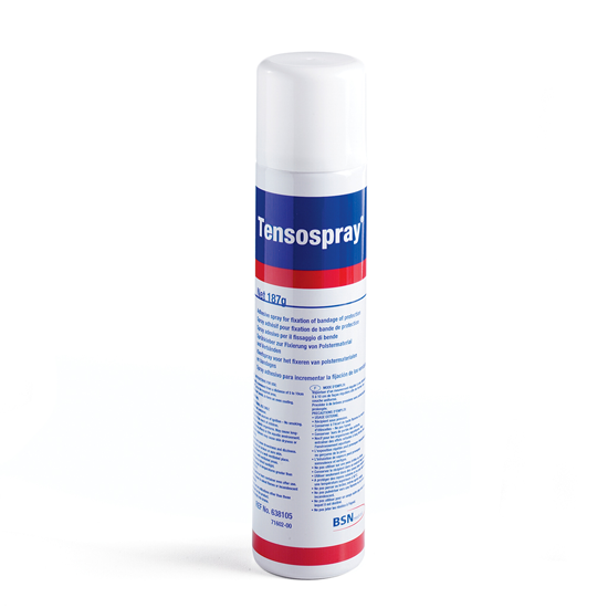 Tensospray Adhesive - Excellent Film Protection to Reduce Skin Trauma on Dressing Removal.