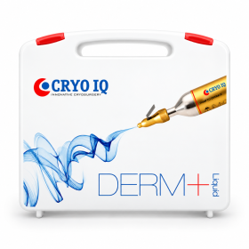 CryoIQ DERM Plus Liquid Freeze Therapy - device, cartridge and case