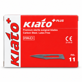 Kiato Plus Red Carbon Steel Blades - 100 Blades
