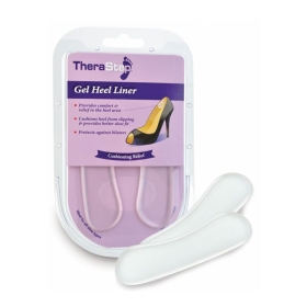 Therastep Gel Heel Liner Grips for Ladies Shoes