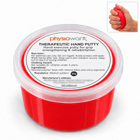 Physioworx Therapeutic Hand Therapy Putty - Soft - Red