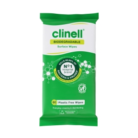 Biodegradable Clinell wipes