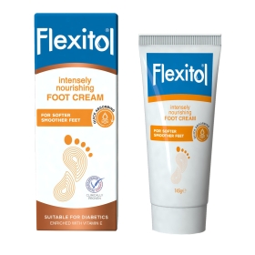 Flexitol Intensely Nourishing Foot Cream for softer smoother feet, quick absorbing 85g