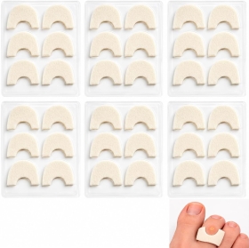 Semi-Hard Horseshoe Felt Pads - Adhesive Backed