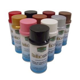 Brillo Shoe and Leather Dye Sprays