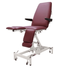 Podiatry Chair With Foot Controls | Electric Tilting Back Rest