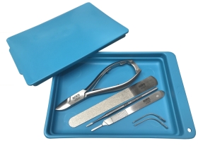 Podiatry and Pedicure Instrument Starter Kit cost effective and easy to sterilise for foot procedures