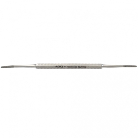 Algeos Blacks File - Medium - Double Ended - 14cm for Podiatry, Chiropody and other nail treatments. 