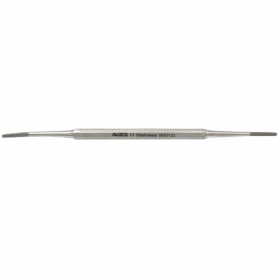 Algeos Blacks File - 14cm - Straight/double-ended/fine pointed.