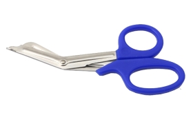 Utility Scissor Angled Jaw and Serrated blade - 18cm