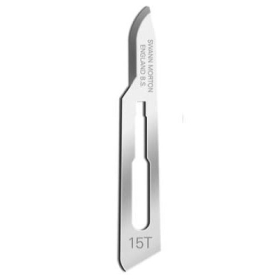 Swann Morton - Surgical Scalpel Blade No.15T - Carbon Steel 