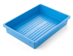 Blue Autoclavable Instrument Tray 424mm x 305mm x 75mm